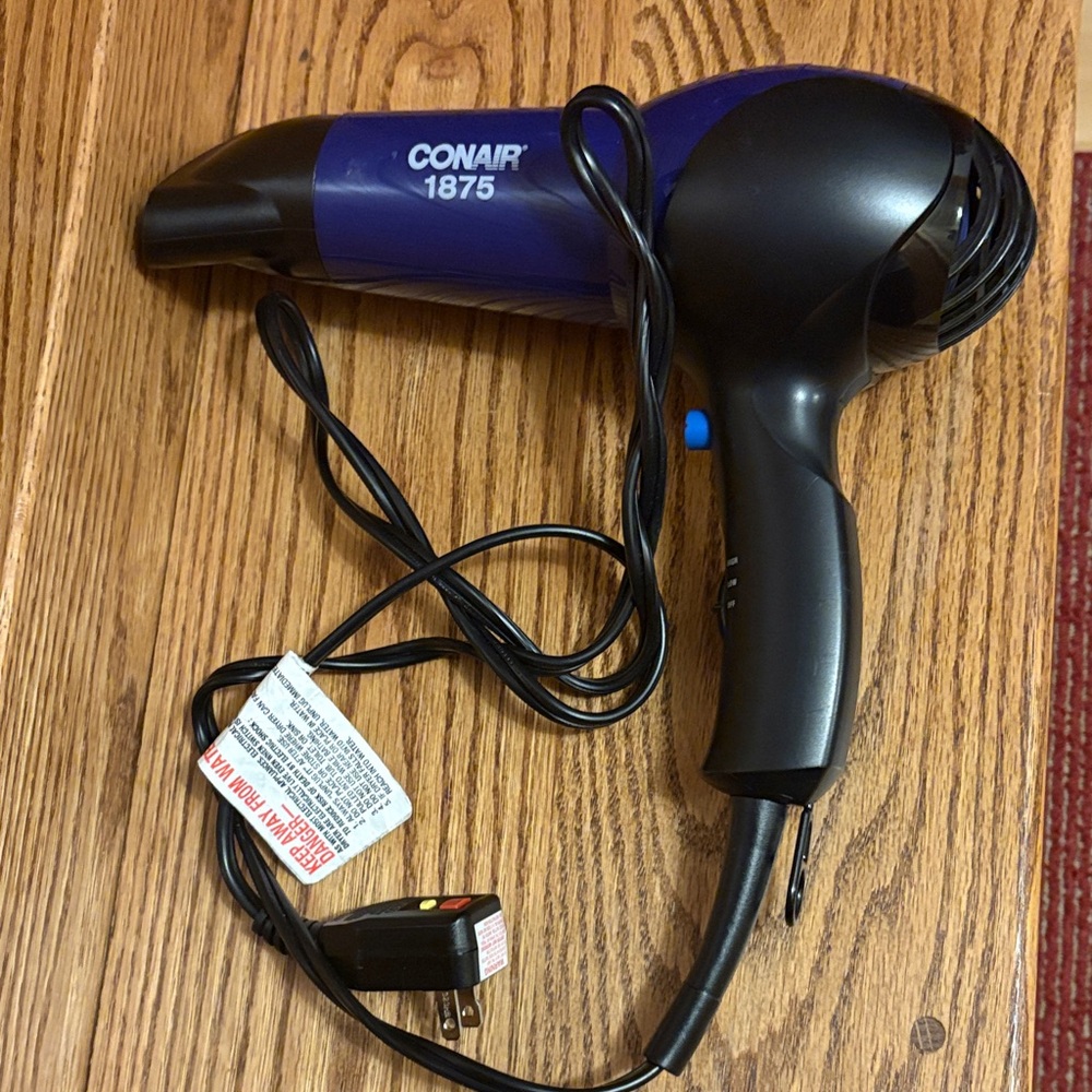 Conair 1875 Hair Dryer Black and Purple